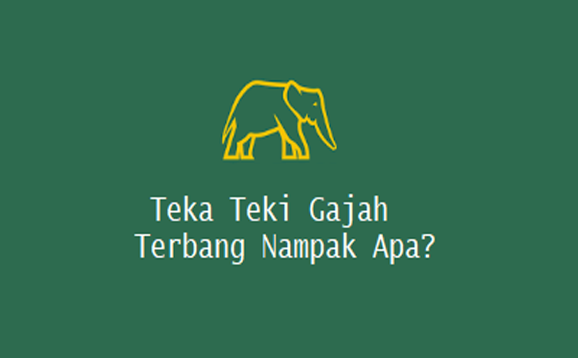Teka Teki Gajah Terbang Nampak Apa Ngakak 2024