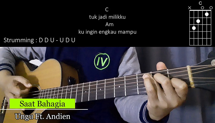 Chord Saat Bahagia Ungu feat Andien
